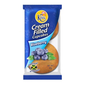 Kiss Cream Filled Cupcake Blueberry 60g