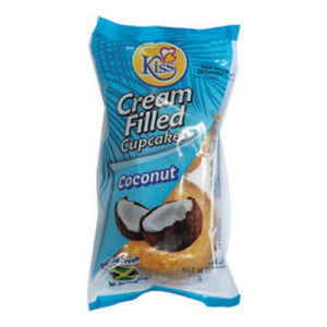 Kiss Cream Filled Cupcake Coconut 60g