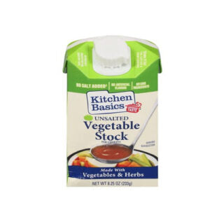 KITCHEN BASCIS VEGETABLE STOCK UNSALTED 233G