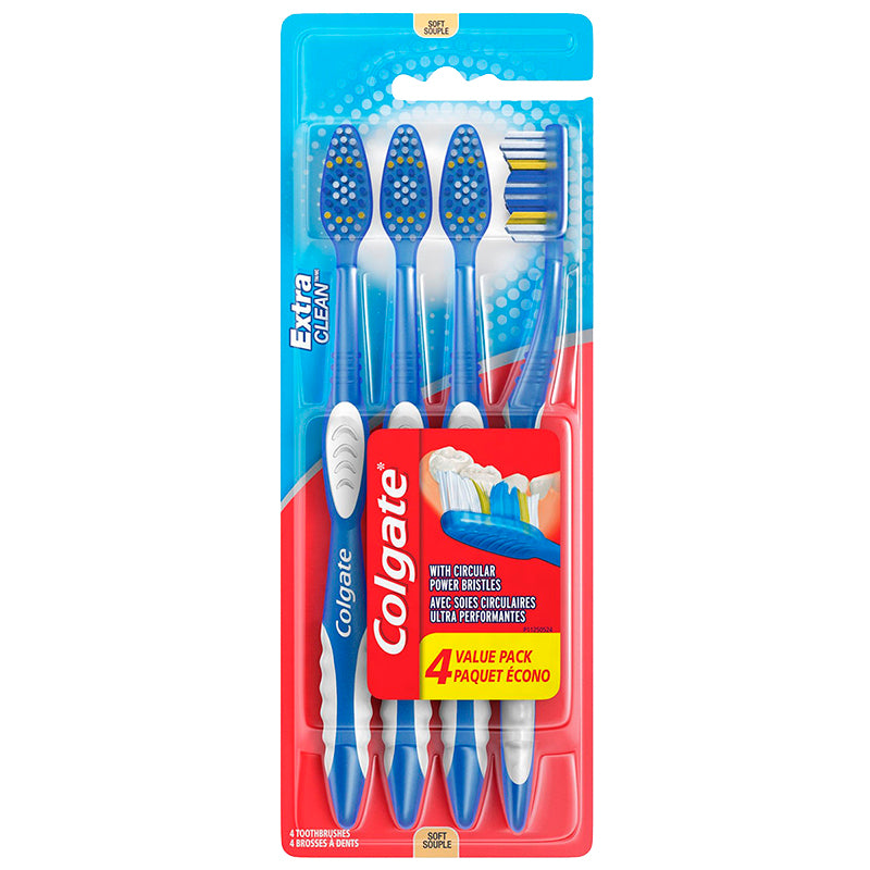 Colgate Extra Clean Toothbrush – 4 Pack