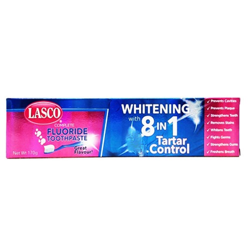 Lasco Whitening 8 In 1 Toothpaste 170G