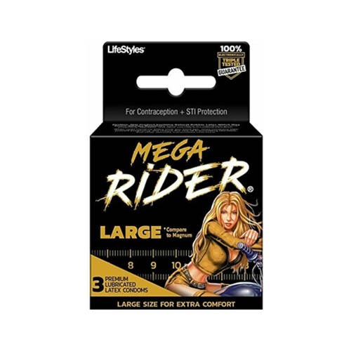 Lifestyle Mega Rider Condom Large
