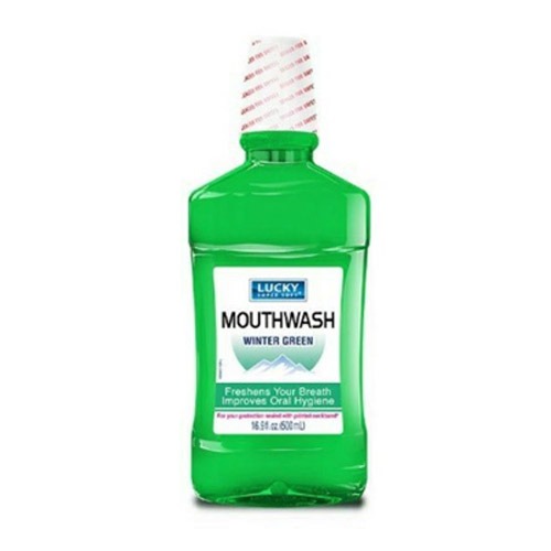 Lucky Mouthwash Wintergreen 500Ml