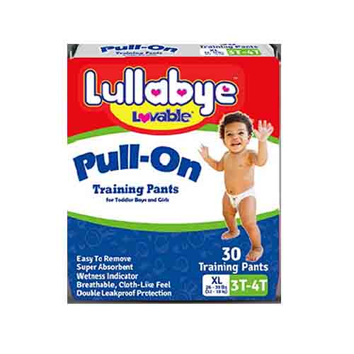 Lullabye Pull On T/pants Xl 3t-4t 30pcs