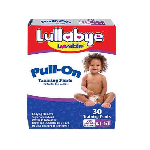 Lullabye Pull On T/pants Xxl 4t-5t 30pcs