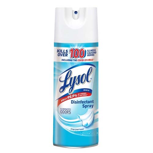 Lysol Crisp Linen Scent Disinfectant Spray 354G
