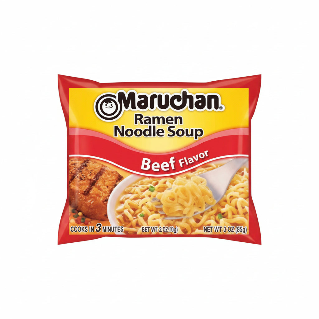 Maruchan Ramen Noodle Soup Beef Flavor 3Oz