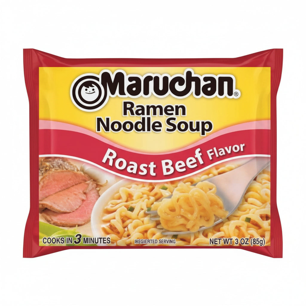 Maruchan Ramen Noodle Soup Roast Beef Flavor 3Oz
