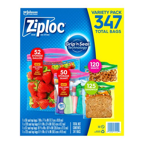 BJ Variety Pack Zip Lock Bags