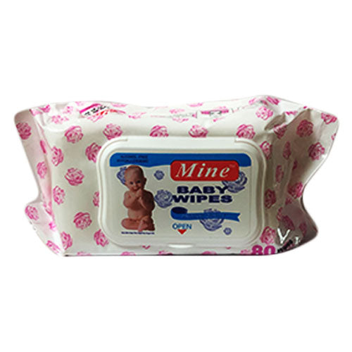 Mine Baby Wipes Rose 80pcs