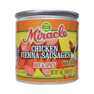 Miracle Vienna Sausages Hot and Spicy 140g
