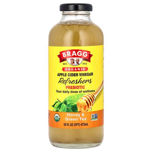 Bragg Apple Cider Vinegar Honey & Green Tea 16 OZ
