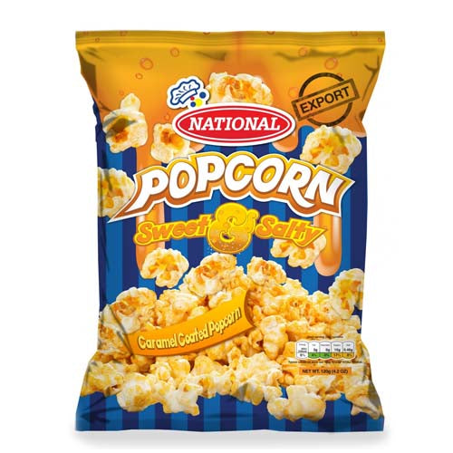 National Sweet & Salty Popcorn 6-Pack 120g