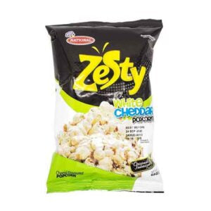 National Zesty White Cheddar Puffs 50g