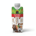 Nature's Heart almond coffee carton on a white background