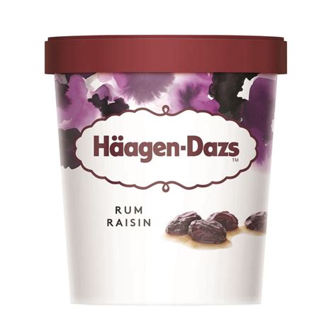 Haagen-Dazs Rum Raisin Ice Cream 473ml
