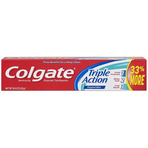 Colgate Triple Action Toothpaste 6-Pack