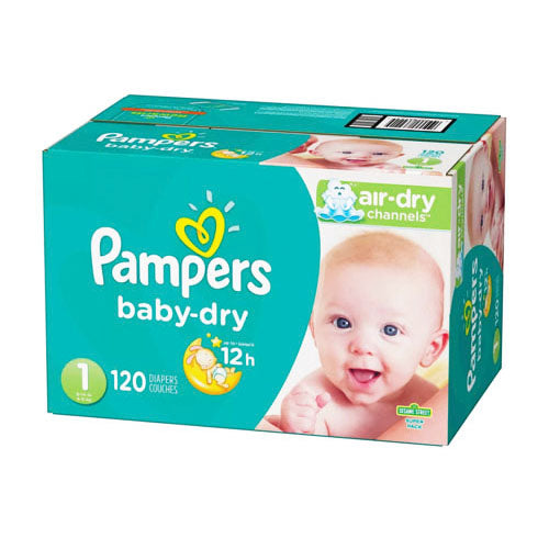 Pampers Baby Dry Size 1 120’s