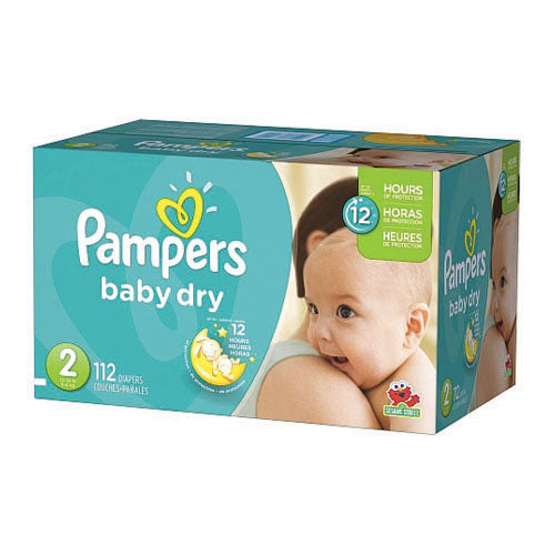 Pampers Baby Dry Size 2 112’s
