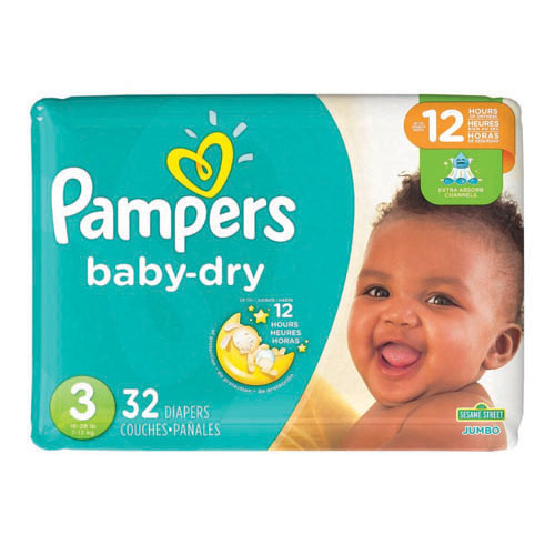 Pampers Baby Dry Jumbo Size 3 32’s