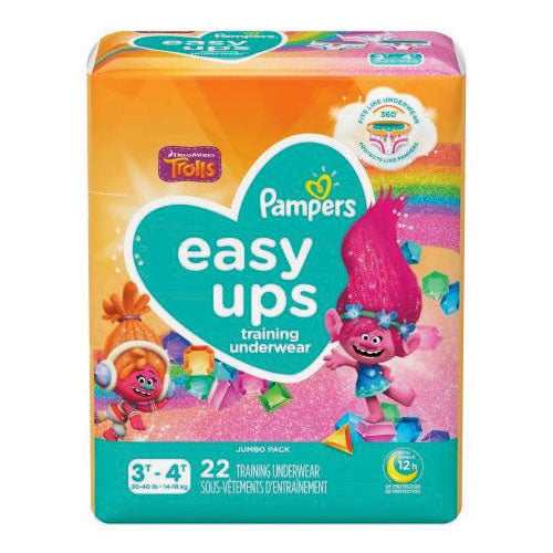 Pampers Easyup 3t-4t Girl 22’s