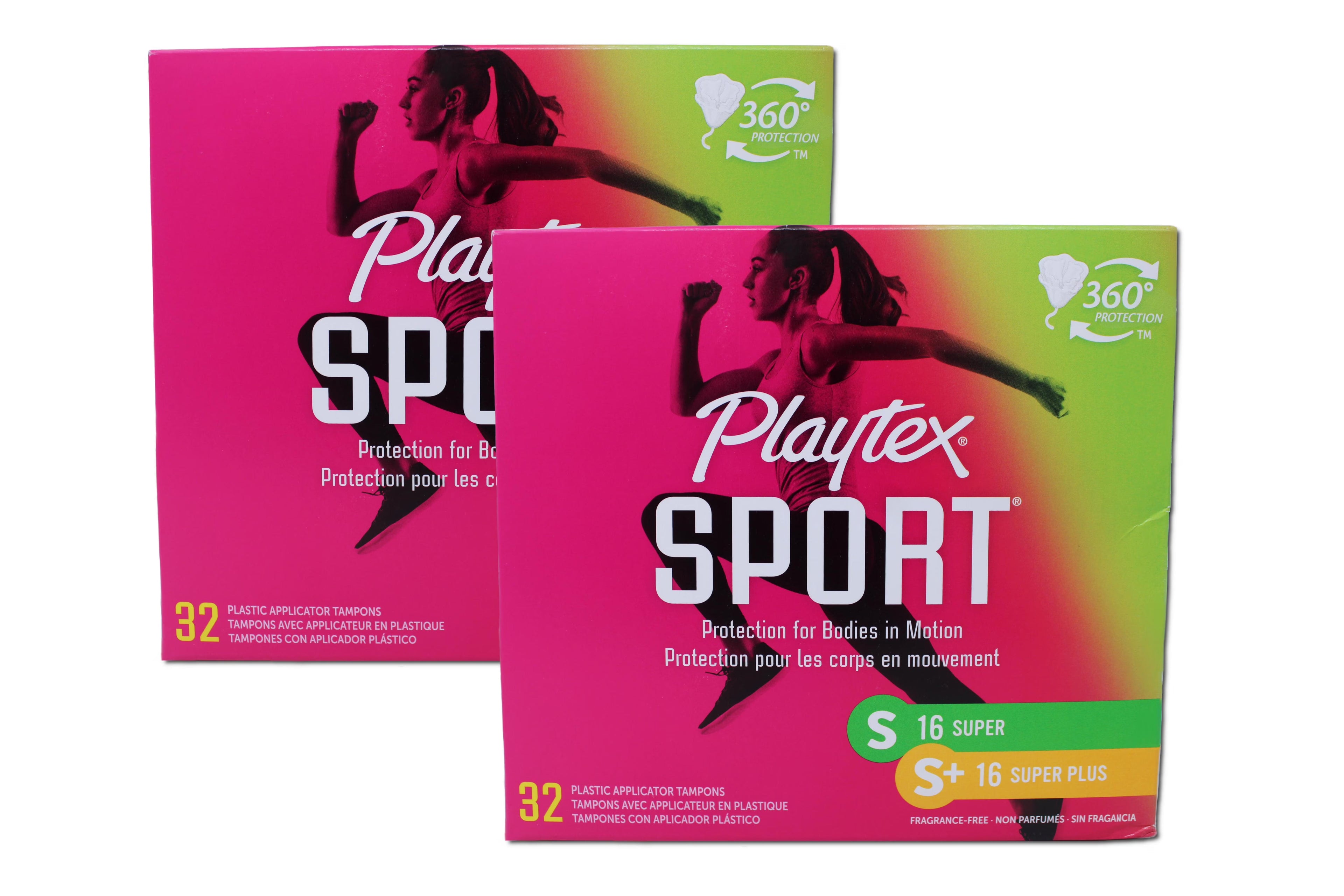 Playtex Super Plus Tampons 3-Pack 16-Count - Trusted Leak Protection for Heavy Days