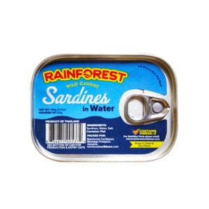 Rainforest Sardines in Water 3.7oz
