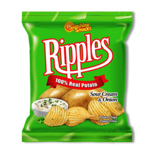 Ripples Sour Cream and Onion 26g