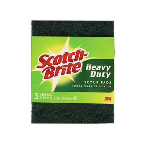 Scotch Brite Heavy Duty Scour Pad 3Pk