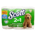 Scott 2 En 1 Tissue 6 Rolls Buy 5′ Get 1 Free