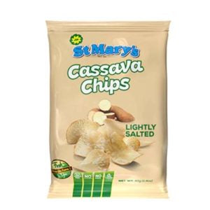 St Mary Cassava Chips Lightly Salted 48*40g