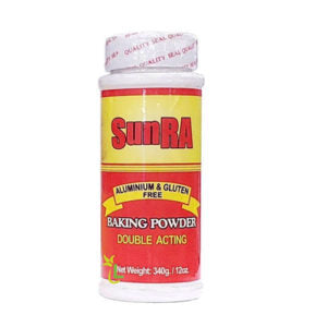 SUNRA DOUBLE ACTION BAKING POWDER 12oz