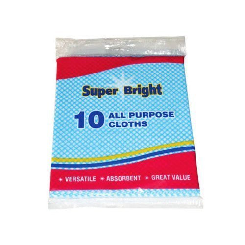 Superbright All Purpose Cloth 10Pk