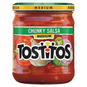 Tostitos Salsa Dip Chunky Salsa Medium 15.5Oz