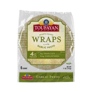 Toufayan Wrap Dough Garlic 11oz