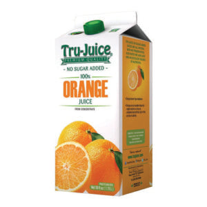 Tru Juice no Sugar Added Orange Juice 1.75L