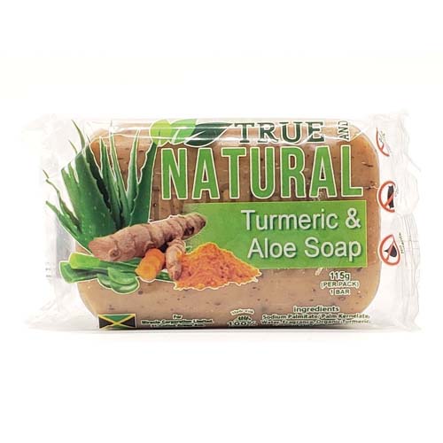 True Natural Turmeric & Aloe Bath Soap 115G