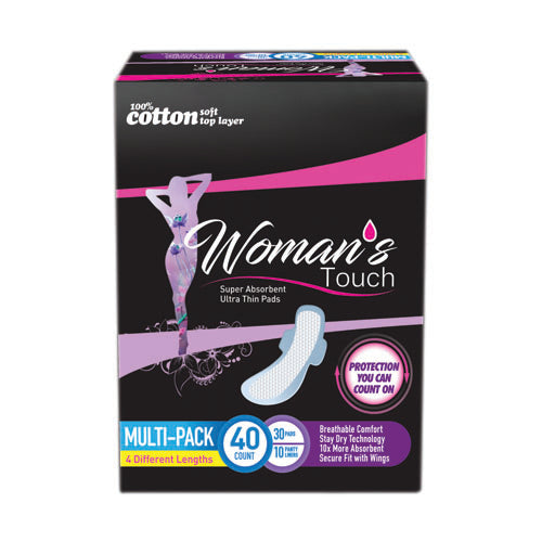 Womans Touch Multipack Pad 40Ct