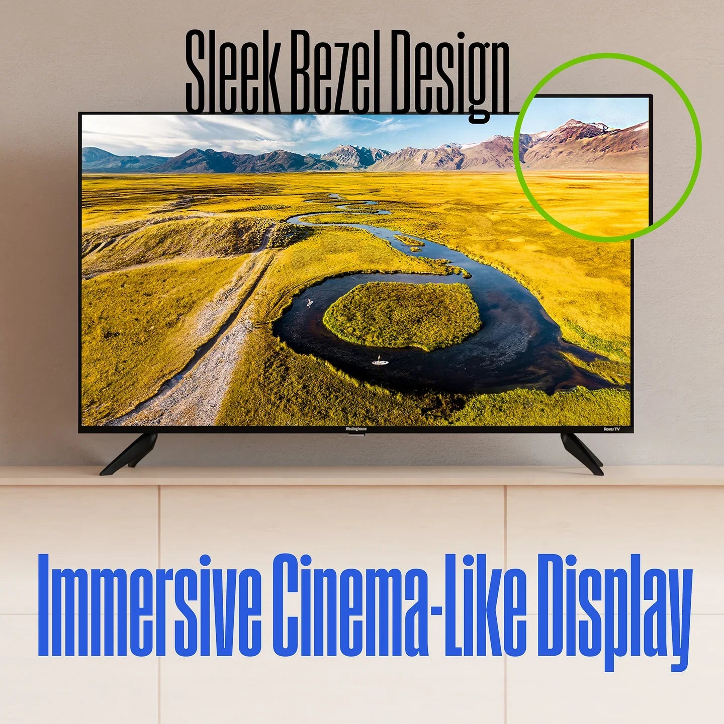 Westinghouse 50" Edgeless 4K UHD Roku TV