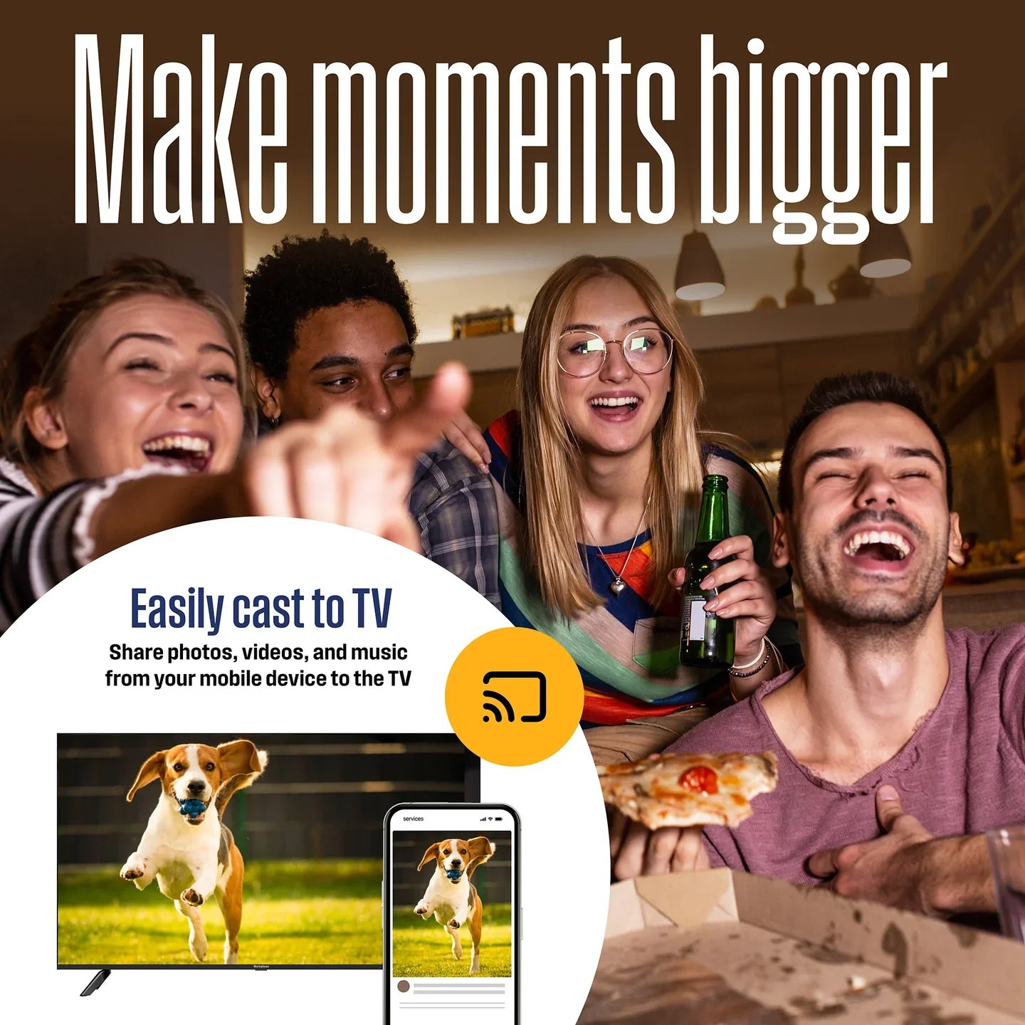 Westinghouse 50" Edgeless 4K UHD Roku TV