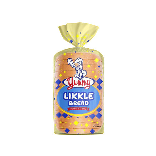 Yummy Likkle Bread White 510g