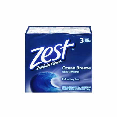 Zest Bar Soap Ocean Breeze (3Bars)