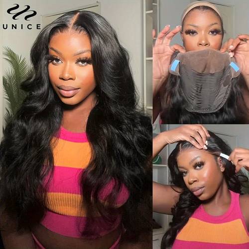 Body Wave Human Hair Glueless Lace Front Wig