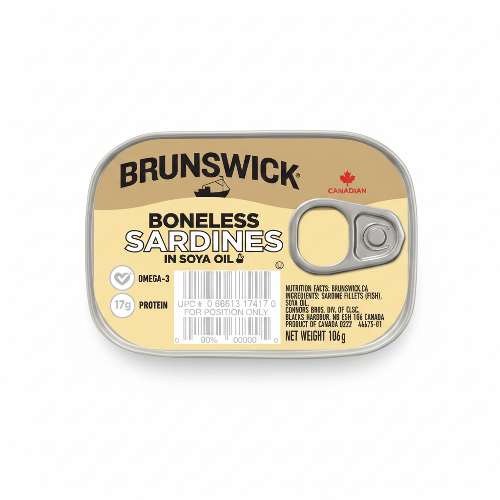 Brunswick Boneless Sardines in Soy Oil