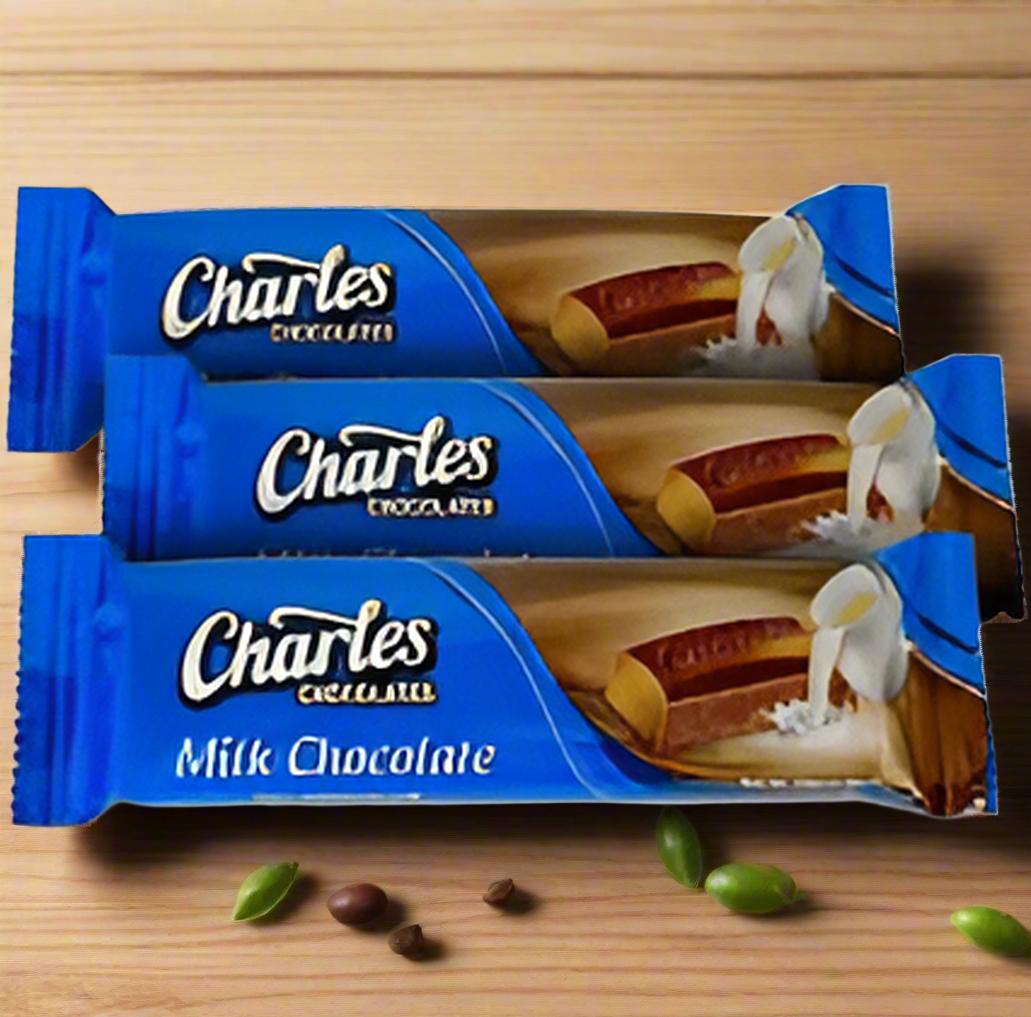 Charles Milk Chocolate Bars 12-Pack