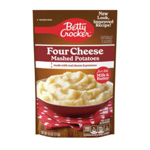 BETTY CROCKER MASH POTATOES 4 CHEESE 113G