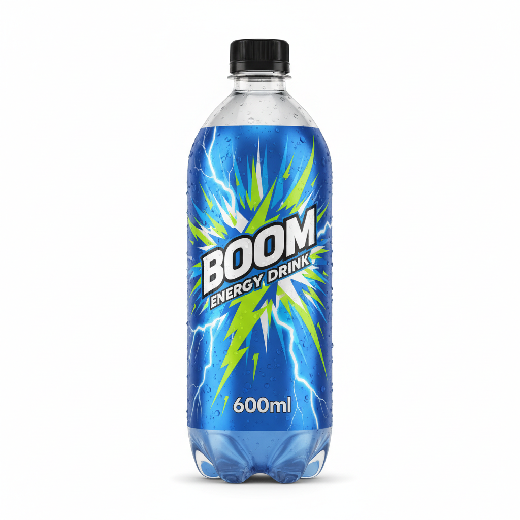 Boom Energy Drink 600ml - Extra Large Boost