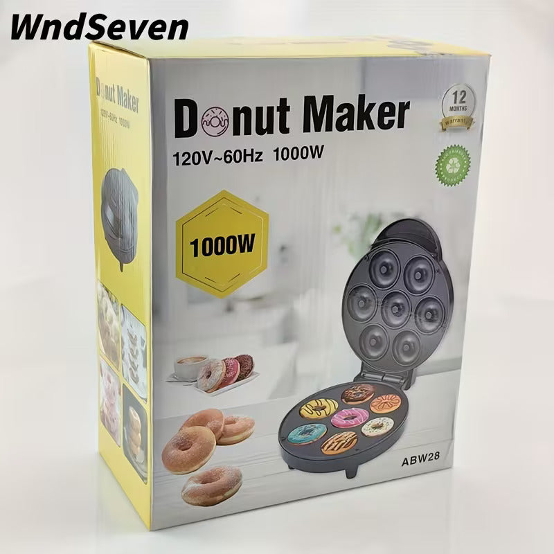 WndSeven Mini Donut Maker ABW28 box packaging