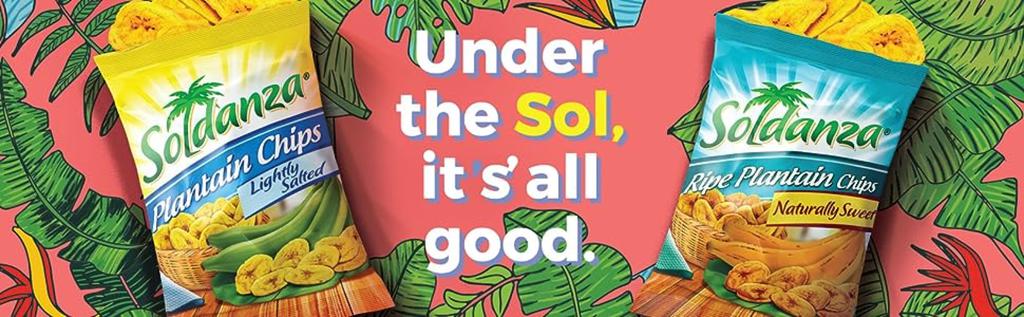 Soldanza Ripe Plantain Chips 12 Units / 42 g / 1.4 oz