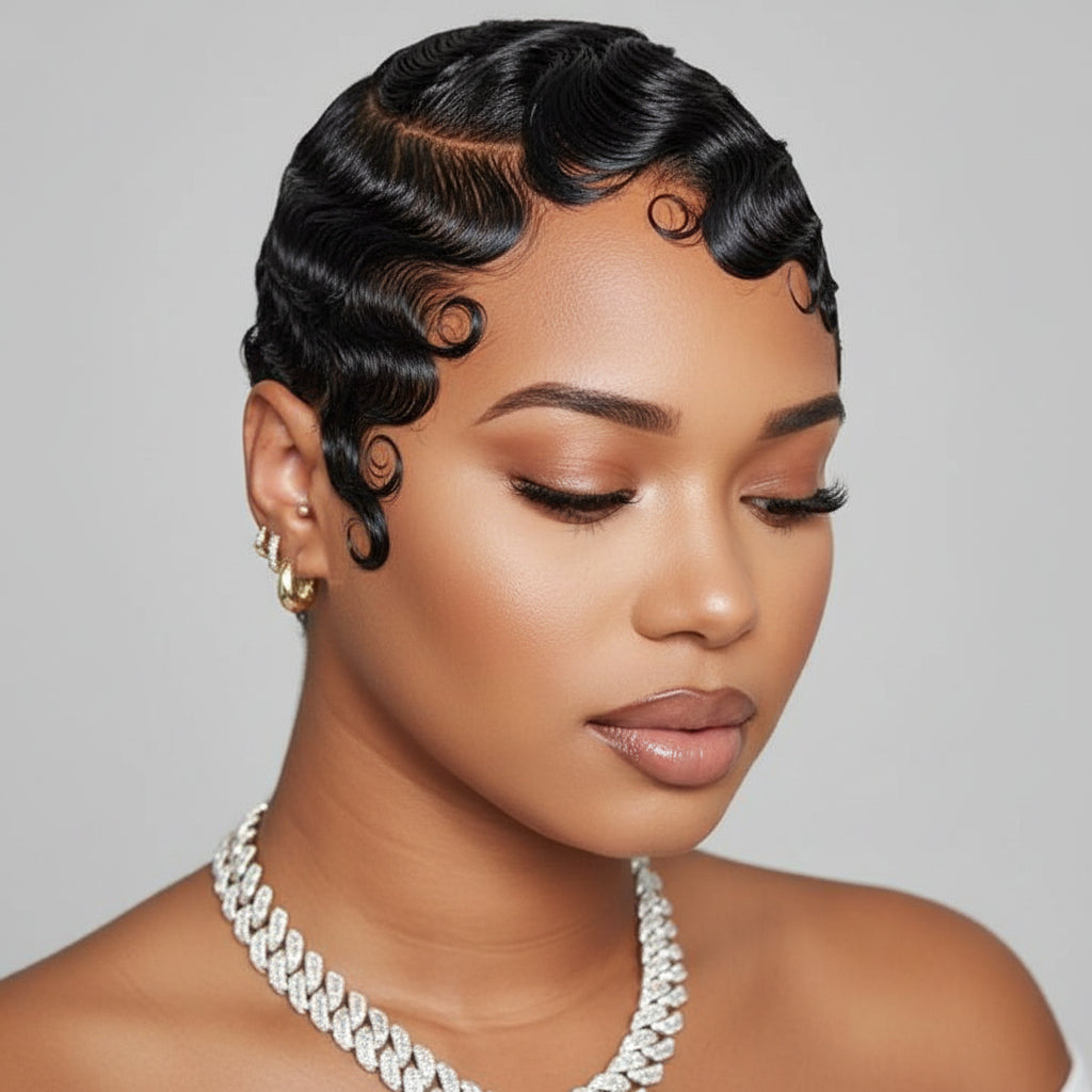 Brazilian Human Hair Lace Front Wig 180% Density
